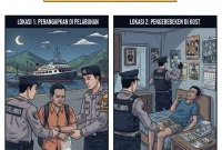 Polres Lembata Tangkap Dua Pelaku Narkoba di Lokasi Berbeda, Awal 2024 Diwarnai Penegakan Hukum Tegas