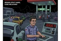 Ilustrasi kecurangan SPBU