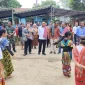 Keterangan Foto: Tenaga Ahli Bidang Lingkungan Hidup Koordinator Kementerian Pangan Republik Indonesia, Brigjen TNI (Purn) Simon Petrus Kamlasi (SPK), menyerahkan bantuan gedung portable berupa aula serbaguna kepada SD GMIT SoE 2 di Kabupaten Timor Tengah Selatan (TTS) sebagai wujud kepeduliannya terhadap dunia pendidikan.
