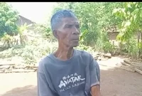 Petrus Koten salah satu Warga Pemilik Ulayat di Kampung Nelayan