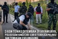 foto ilustrasi,Polisi Buru 8 Terduga Pelaku Penembakan 3 ASN di Jayawijaya